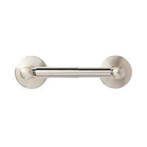 Threshold Brushed Nickel Finish Wall Mount Metal Toilet Paper Holder w Pivot Arm